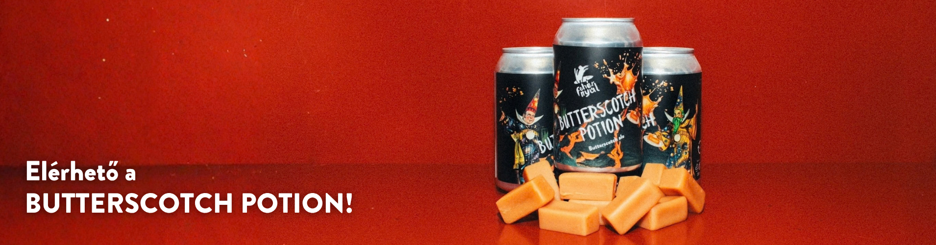 Butterscotch Potion sós-vajkaramellás ale, őszi sör - Fehér Nyúl sörfőzde