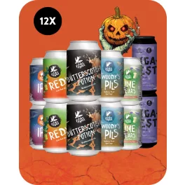 Kísértetnyúl 12 db-os pakk, sörcsomag kísérleti Fehér Nyúl sörökkel, halloweenra.